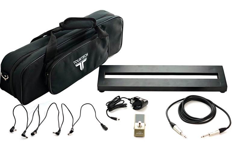 TOURTECH 5S-B Pedalboard and Tuner Starter Pack