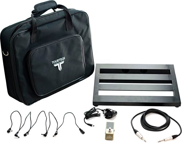 TOURTECH 4-B Pedalboard and Tuner Starter Pack