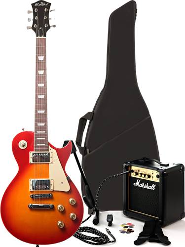 EastCoast GL20 Cherry Sunburst and MG10 Electric Guitar Pack