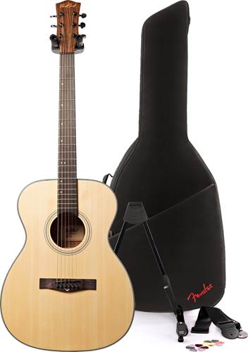 EastCoast G1 Natural with Fender Bag Acoustic Guitar Pack