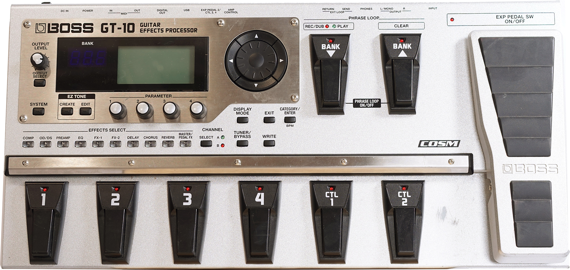 BOSS GT10 Guitar Effects Processor (PreOwned) guitarguitar