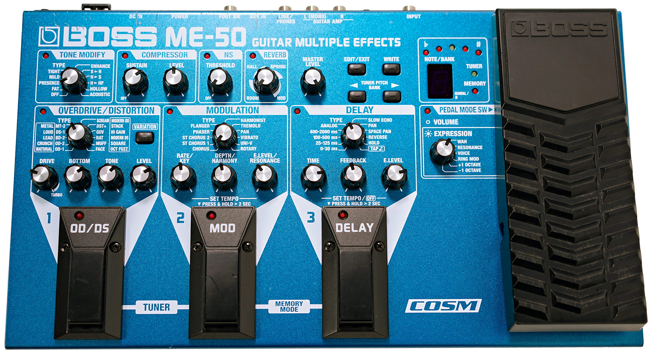 BOSS ME50 Multi Effects Processor (PreOwned) guitarguitar