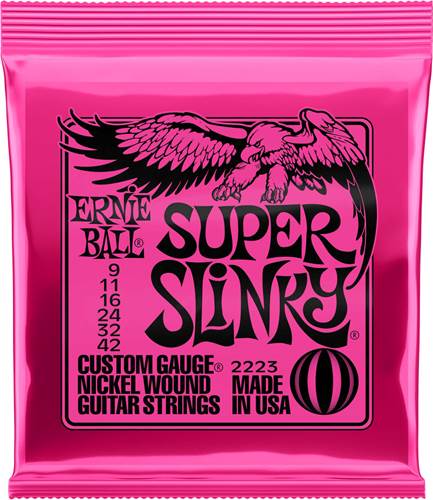 Ernie Ball 2223 Super Slinky 9-42 Ernie Ball 2223 Super Slinky 9-42