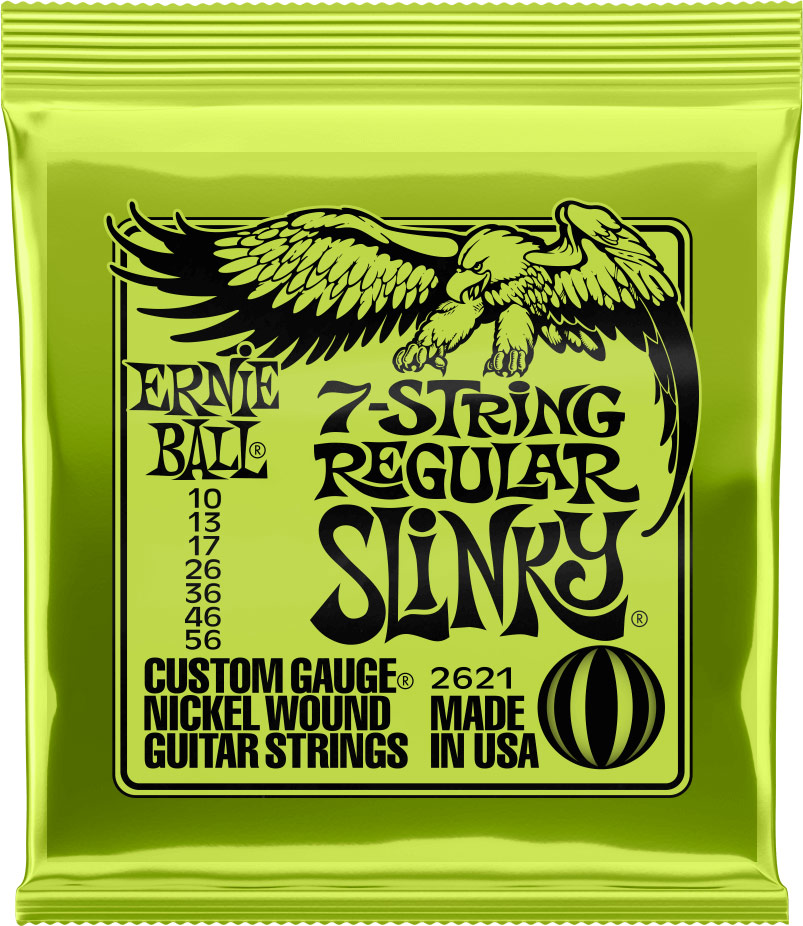 Ernie Ball 2621 7 String Regular Slinky 10 56 guitarguitar