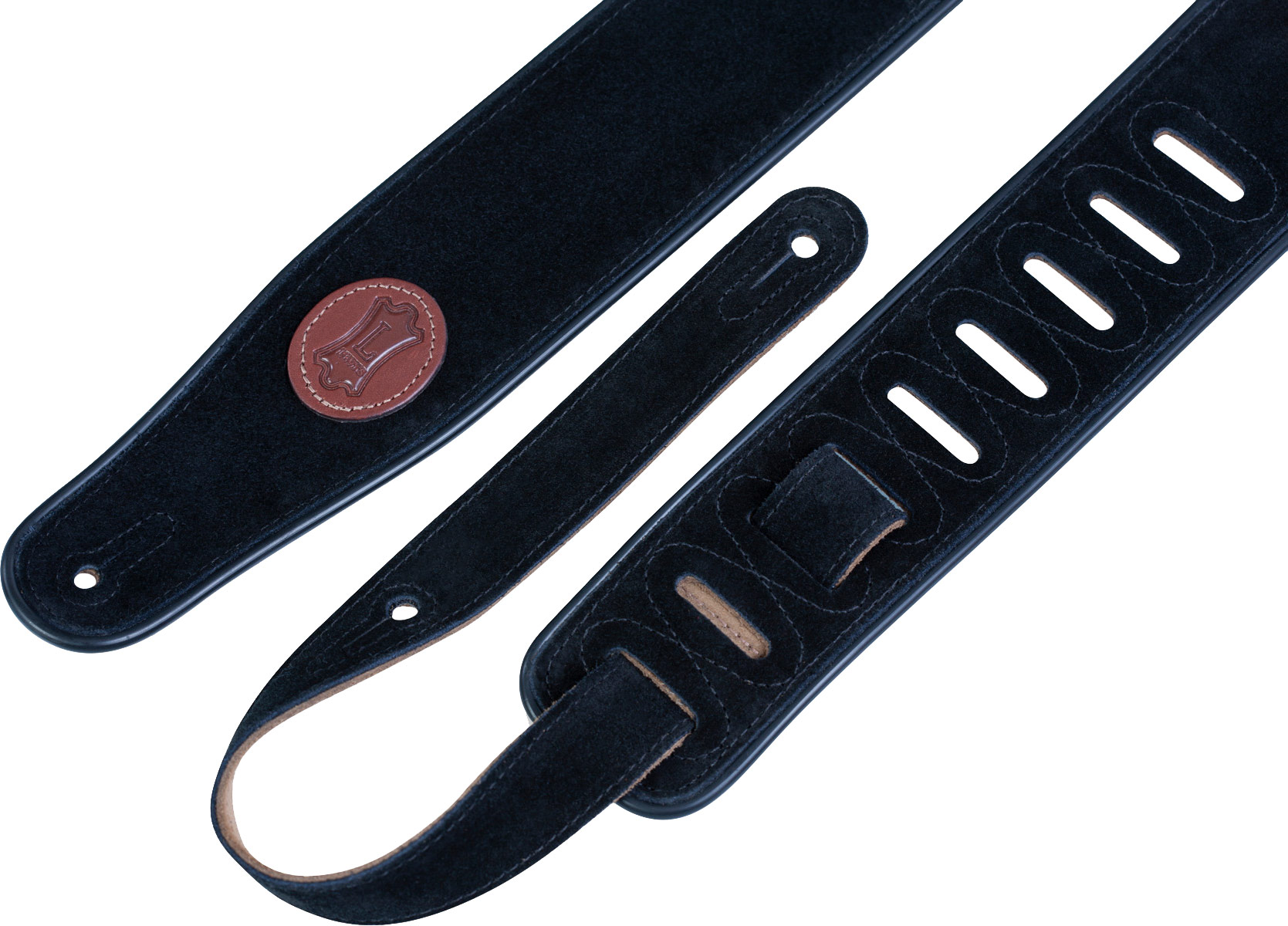 Levy's MSS3-BLK Black Suede