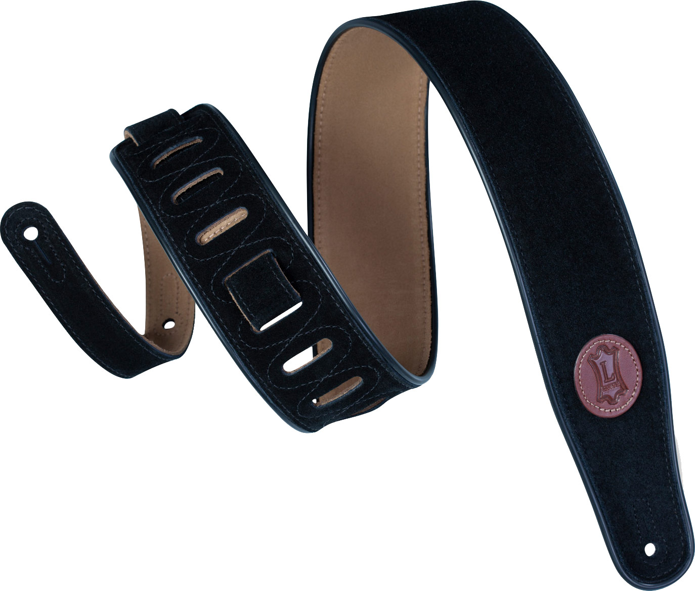 Levy's MSS3-BLK Black Suede