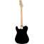 Squier Affinity Telecaster Black Maple Fingerboard Back View