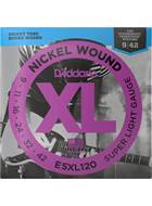 D'Addario ESXL120 9-42 Steinberger Strings