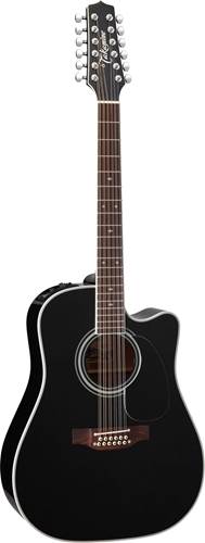 Takamine EF381SC 12 String Electro Acoustic Black Gloss