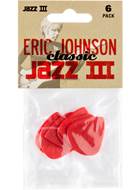 Dunlop 47PEJ3N Eric Johnson Jazz III 6/Play Pack Picks