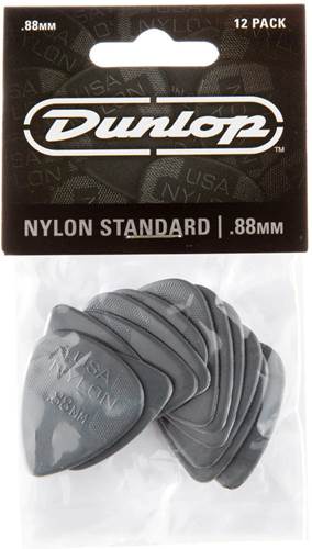 Dunlop 44P.88 Nylon Standard 12/Play Pack picks