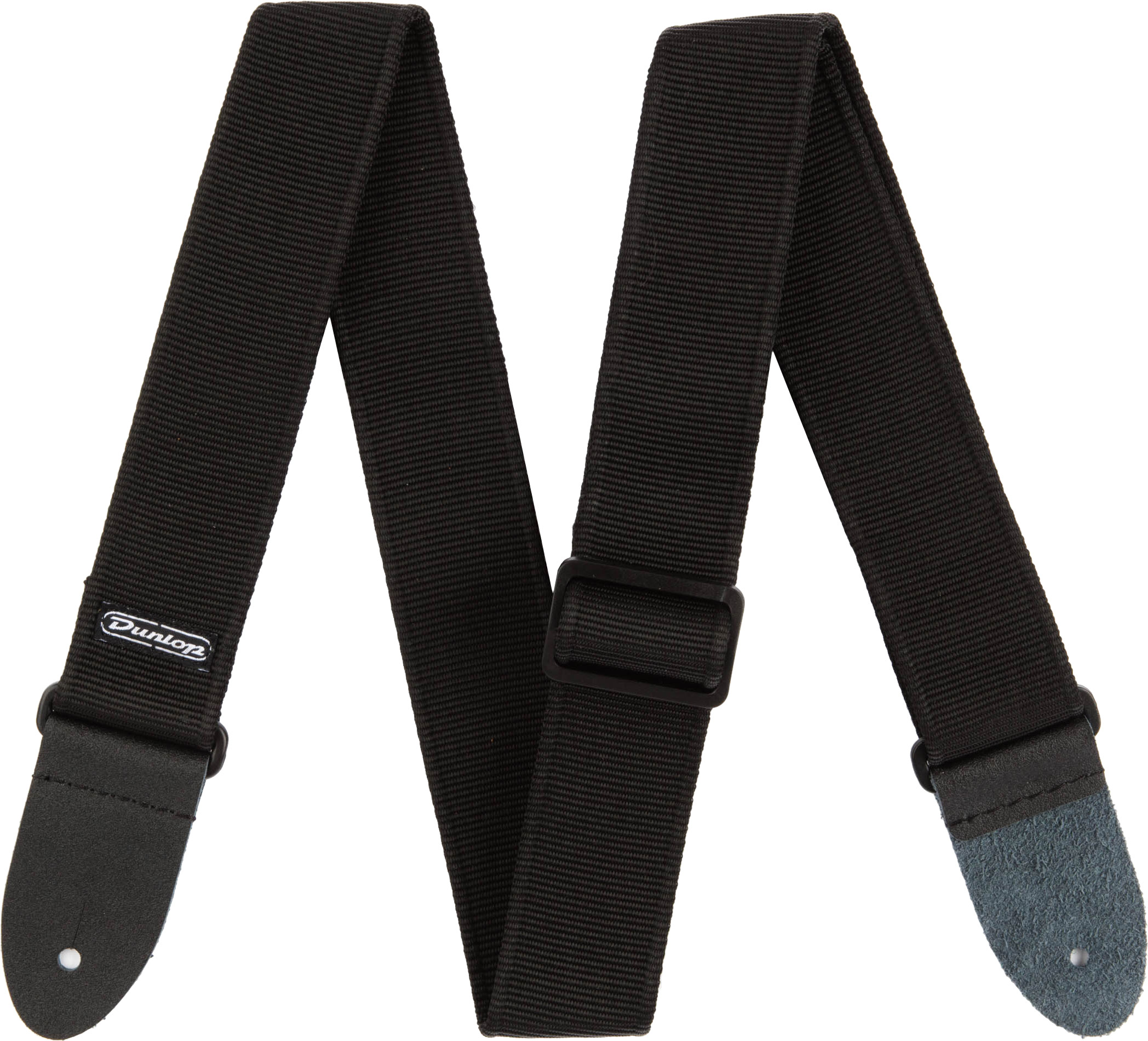 Dunlop D38-09BK Strap Solid Black-EA