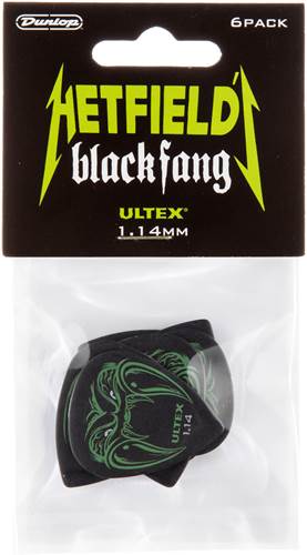 Dunlop James Hetfield Black Fang 1.14mm 6 Player Pack