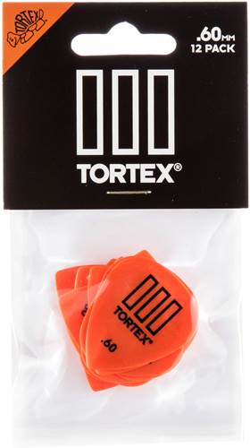 Dunlop 462P.60 Tortex III 12/Play Pack Picks