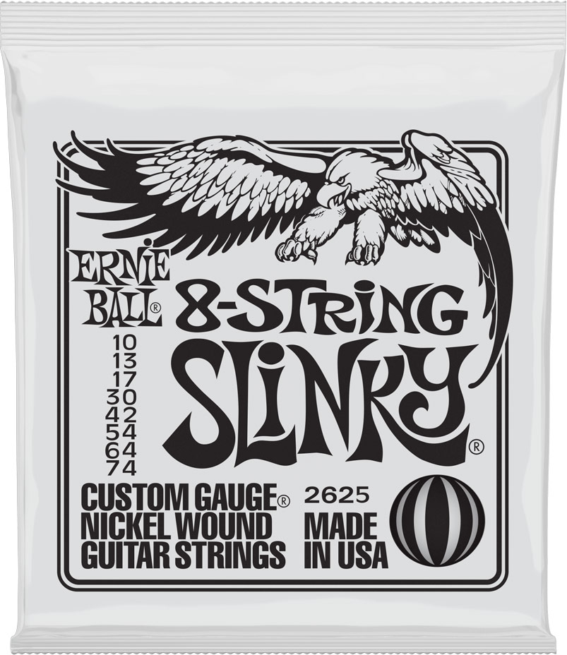 Ernie Ball 2625 8 String Slinky 10 74 guitarguitar