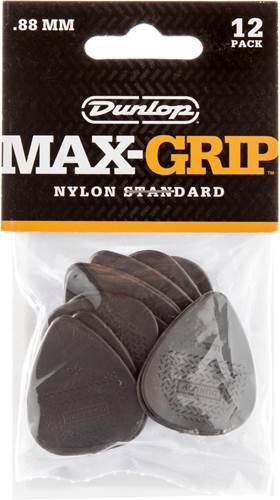 Dunlop Nylon Max Grip Standard .88mm 12 Player Pack