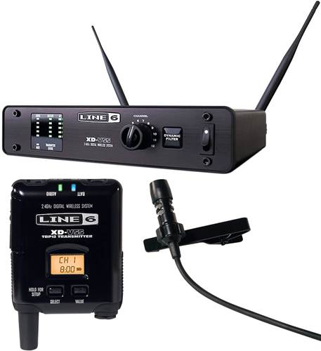 Line 6 XD-V55L Digital Wireless Lavalier Microphone 12 Channel