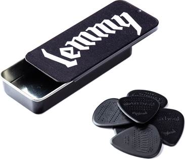 Lata De 6 Uñetas Jim Dunlop Mhpt02 1.14 Motorhead Lemmy Color Negro
