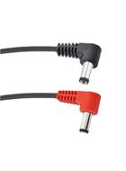 Voodoo Lab 2.1mm Right Angle Barrel Plug and 2.5mm Right Angle Plug 18in Cable