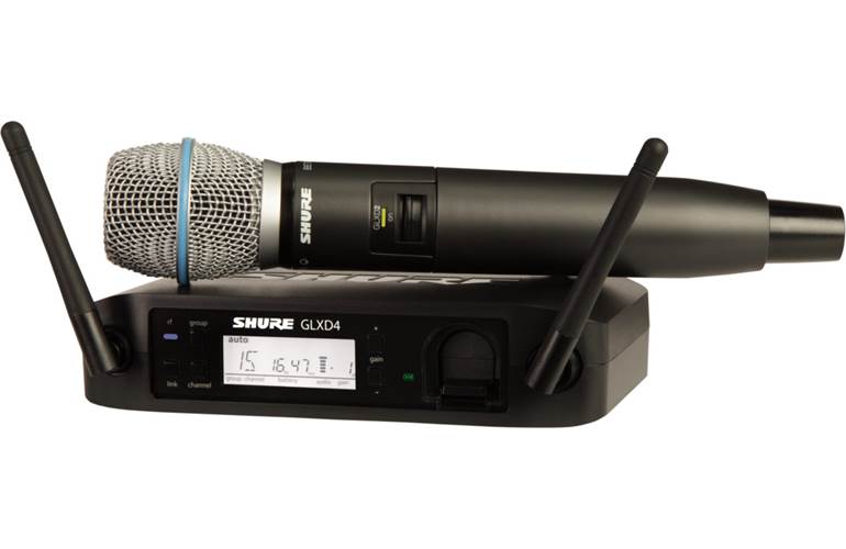 Shure GLXD24UK/B87A Digital Beta 87A Vocal System