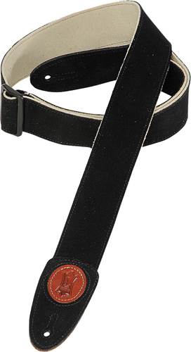 Levy's MSS7-BLK Suede Leather Strap Black