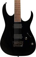 Ibanez RGIB6-BK Iron Label Baritone 28 inch Scale Black (Ex-Demo) #181203836