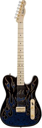 Fender James Burton Tele Blue Paisley Flames