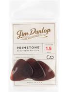 Dunlop 510P1.5 Primetone Standard Sculpted 3/Play Pack Picks