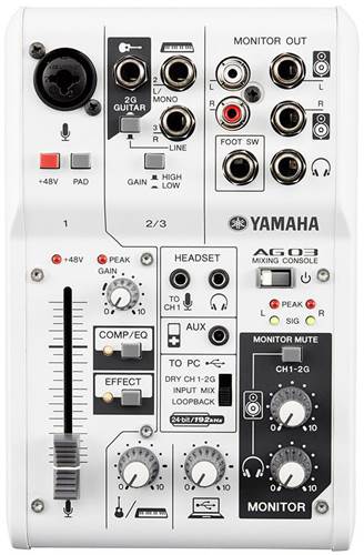 Yamaha AG03 USB Mixer (Ex-Demo) #YCZN04123