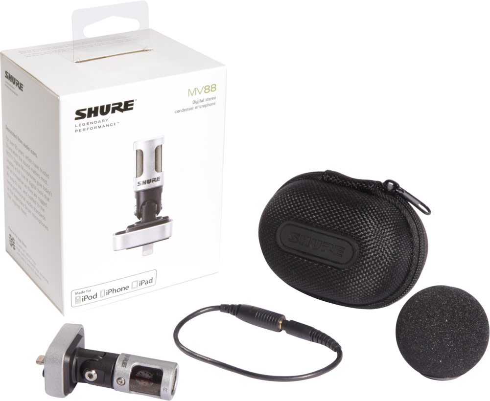 Shure MV88 iOS Microphone | guitarguitar