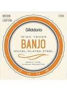 D'Addario EJ63i Irish Tenor Banjo Strings Nickel 12-36
