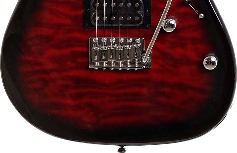 Ibanez Gio GRX70QA-TRB Transparent Red Burst (Ex-Demo) #191103149 ...