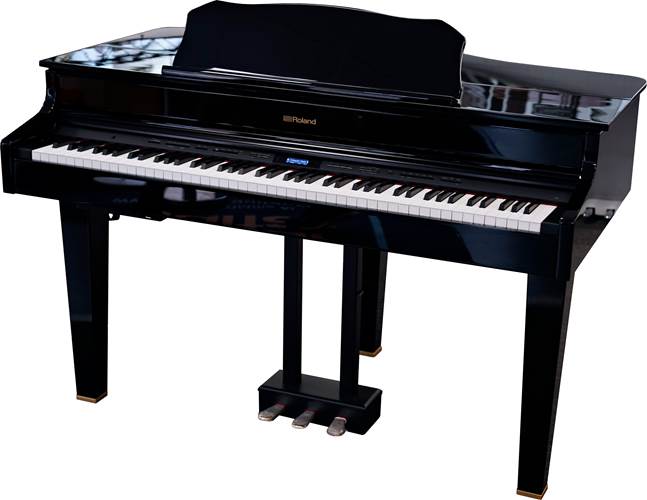 Roland GP607-PE Gloss Black Digital Piano (Ex-Demo) #123