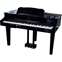 Roland GP607-PE Gloss Black Digital Piano (Ex-Demo) #123 Front View