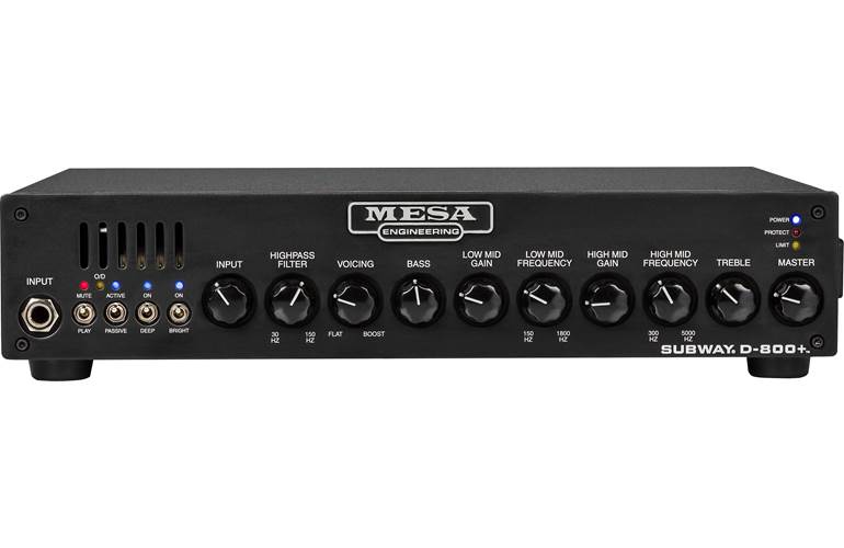 Mesa Boogie Subway D-800+ Bass Solid State Amp Head