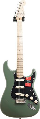 Fender American Pro Strat MN Antique Olive (Ex-Demo) #us19018754