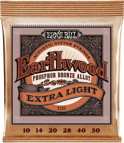 Ernie Ball 2150 Earthwood Acoustic Extra Light 10-50 