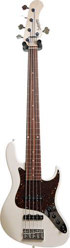 Sadowsky Metroline RV5-WL Will Lee Olympic White Rosewood Fingerboard #M11057