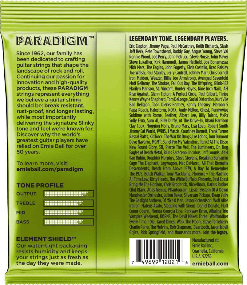Ernie Ball P02021 Paradigm Regular Slinky 10-46