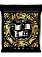Ernie Ball 2566 Aluminium Bronze Medium Light Guitar Strings 12-54