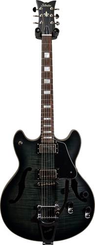 Schecter Corsair Custom with Bigsby Charcoal Burst Pearl (Ex-Demo) #W16121183