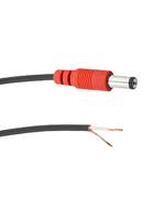 Voodoo Lab 2.5mm Red Straight Barrel Connector and Bare End 36In Cable