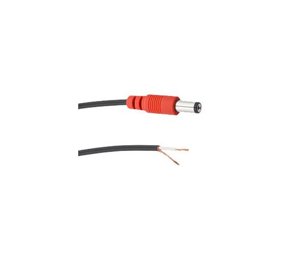 Voodoo Lab 2.5mm Red Straight Barrel Connector and Bare End 36In Cable
