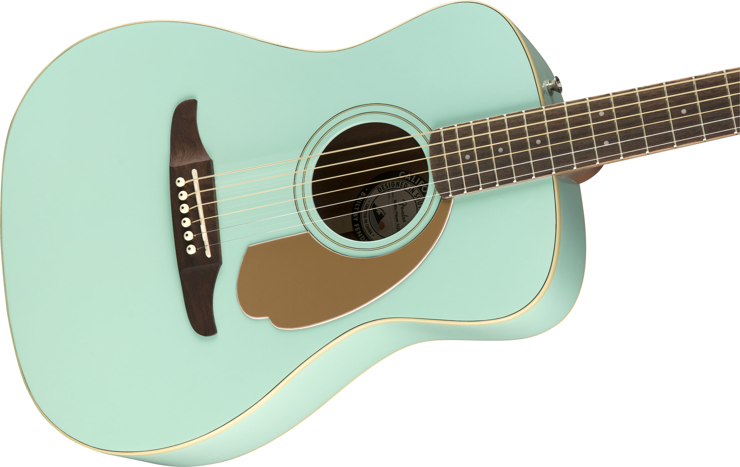 Fender California Series Malibu Player Aqua Splash