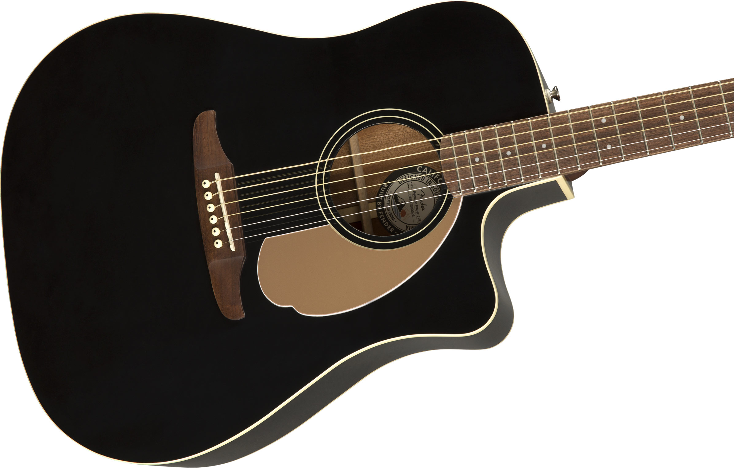 Fender California Series Redondo Player Jetty Black | guitarguitar