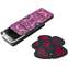 Dunlop ILDCT02 I Love Dust Magenta 6 Picks and Tin Clamshell Front View