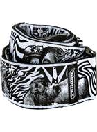 Dunlop ILD04 I Love Dust Strap Skulls Black/White