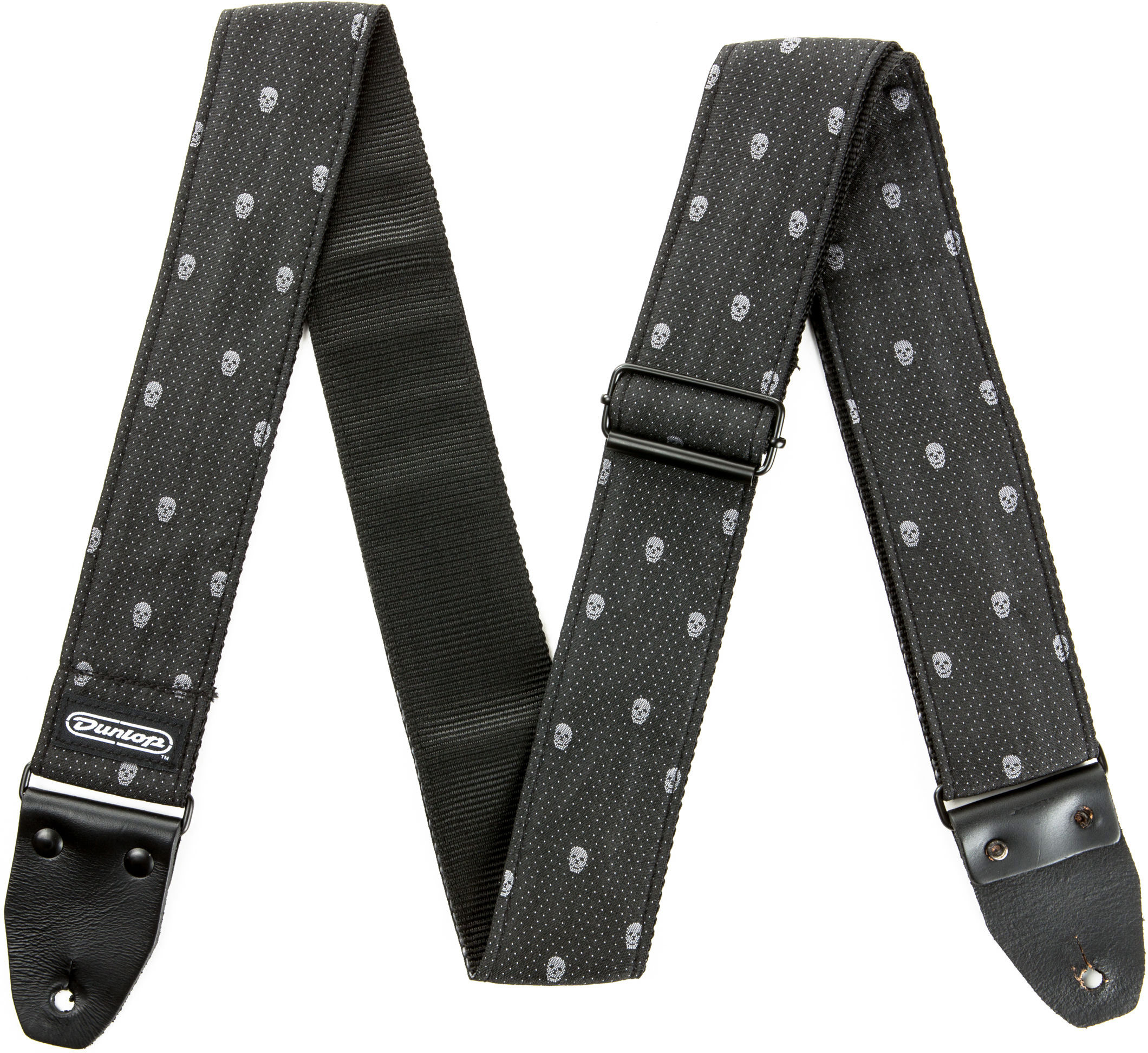 Dunlop D67-07 USA Made Jacquard Weave Grey Skull