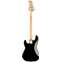Fender Player Precision Bass Black Maple Fingerboard Back View