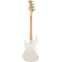 Fender Player Precision Bass Polar White Maple Fingerboard Back View